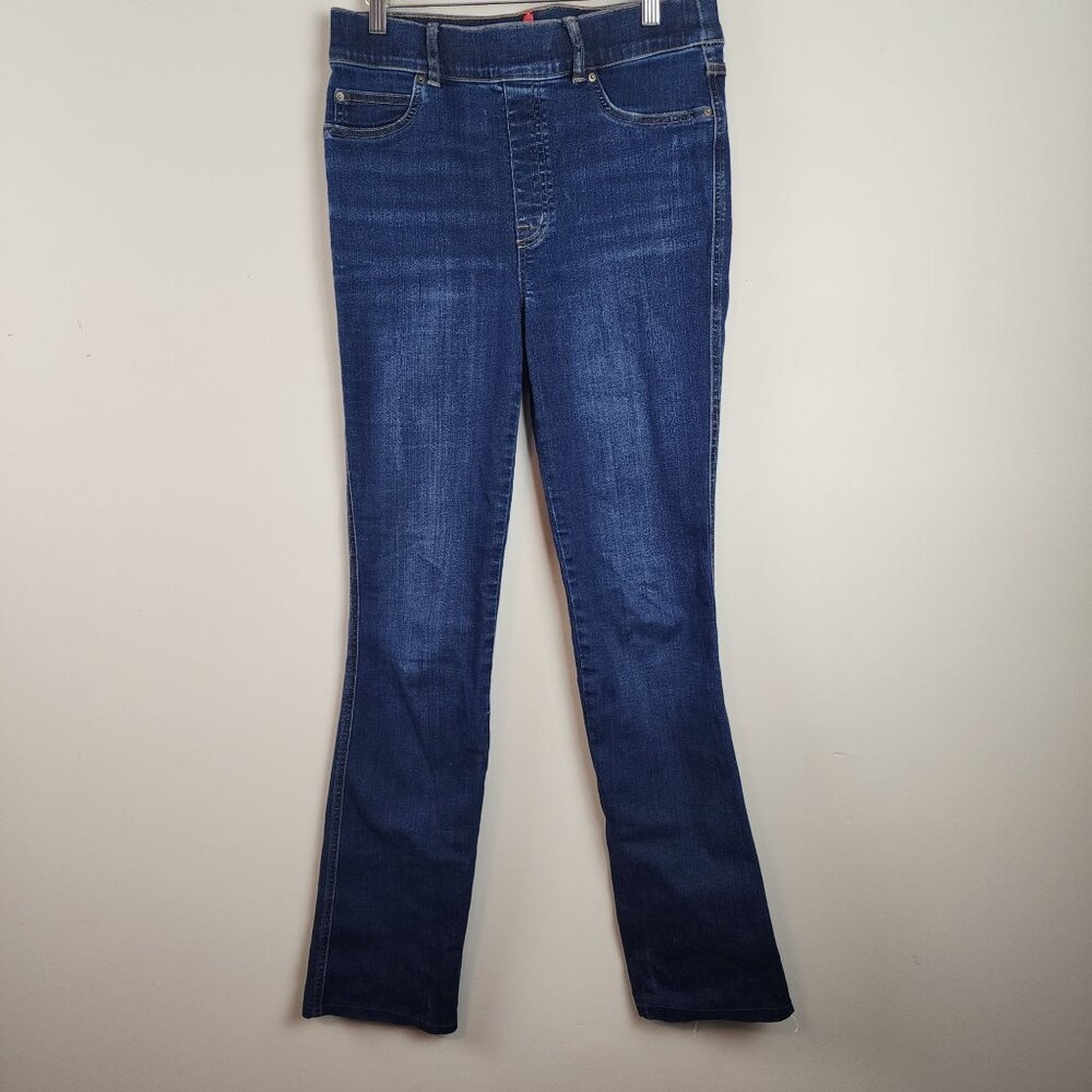 Spanx Sz M Tall Women Bootcut Denim Skinny Jeans 30 Inseam